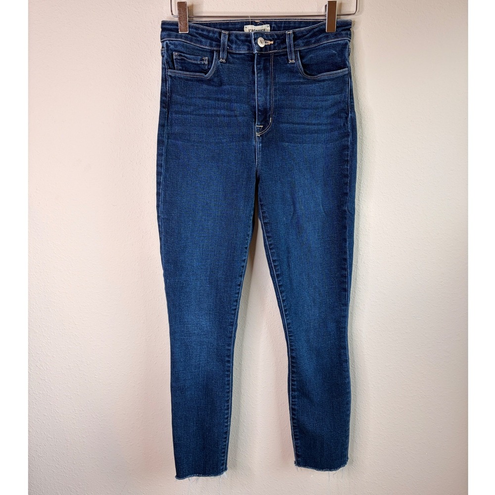L'AGENCE High Rise Dark Wash Stretch Skinny Jeans Women's Size 27